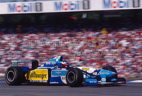 Michael Schumacher  Benetton F1 team 1995.jpg