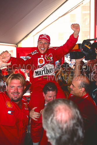 Michael Schumacher, Worldchampion 2001, F1, GP Hongarije 2001-3.jpg