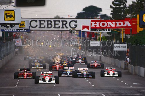 Ayrton Senna - McLaren Honda - Start GP USA - 1991.JPG