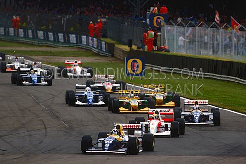 Damon Hill, Williams Renault F1, Start GP Engeland, 1993.jpg