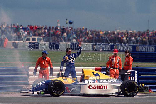 Damon Hill, Williams Renault, GP Engeland, 1993.jpg