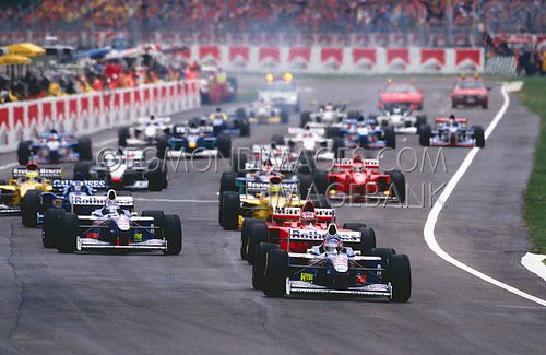 Jacques Villeneuve, Williams F1, Start GP San Marino, 1997.jpg