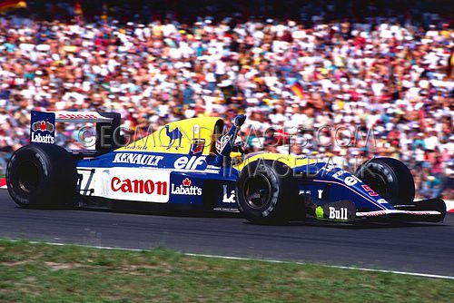 Nigel Mansell, Williams Renault, GP Germany, 1992.jpg