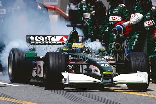 Pedro de la Rosa, Jaguar F1, Pitstop, GP Canada, 2001.jpg