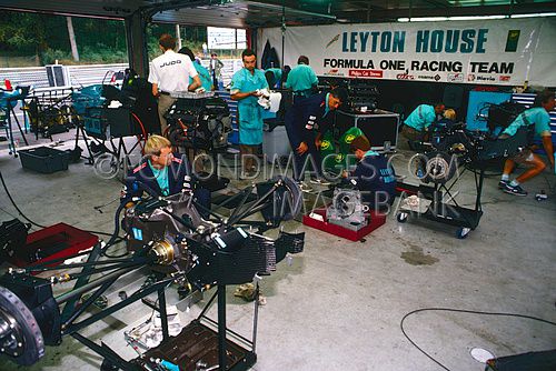 Pitbox March  Judd F1, GP Belgium, 1989.jpg