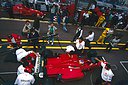 Michael Schumacher, Ferrari F1, Pit lane GP Monaco, 1996.jpg