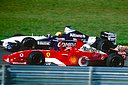 Michael en Ralf Schumacher, GP Brazil 2002.jpg