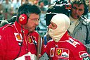 Ross Brawn and Michael Schumacher - Ferrari - GP Monaco - 2001-06.jpg