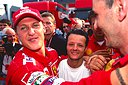 Michael Schumacher, Worldchampion 2001, F1, GP Hongarije 2001-7.jpg